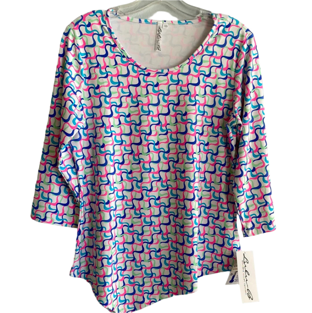 Asymmetrical Scoop Neck-Maze Multi