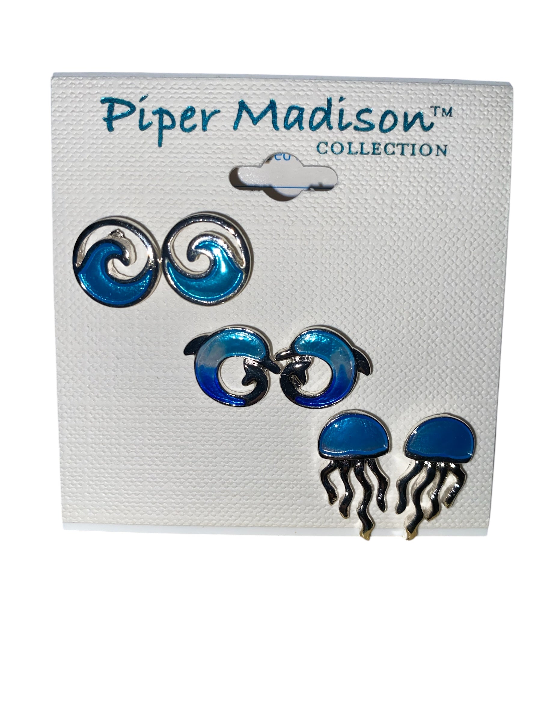 Ocean trio earring set