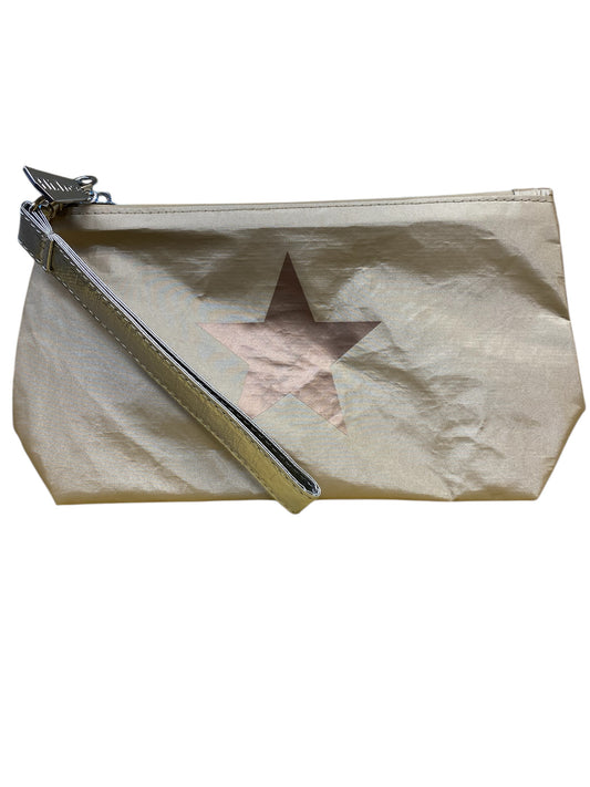 Wristlet-Beige With Bronze Star