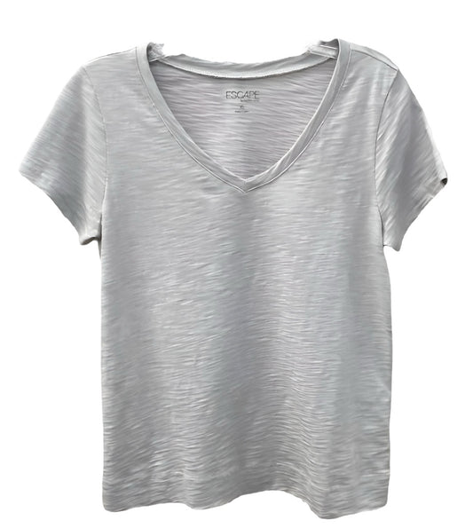 Cotton V-Neck Tee - Dune