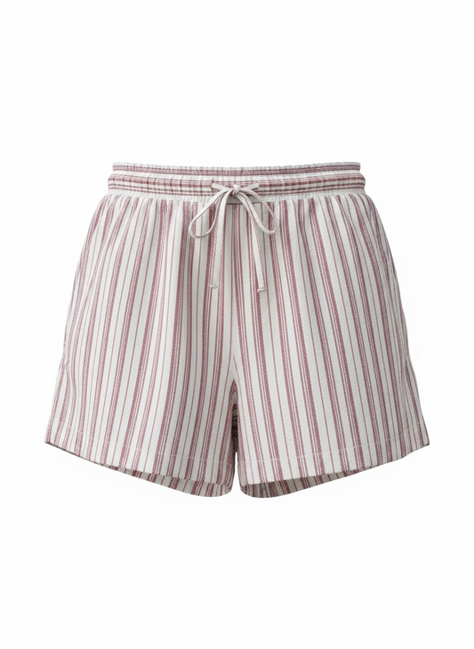 Drawstring Short-Red