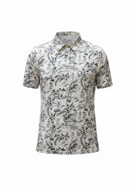 Konohiki Knit Polo-Natural