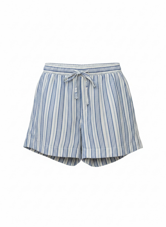Drawstring Short-Denim