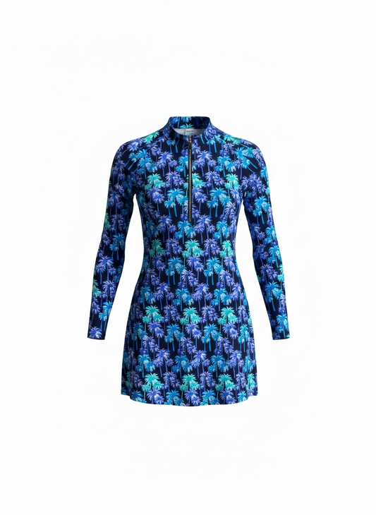 1/2 Zip Dress-PANV