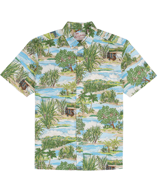 Royal Kunia Short Sleeve BD Shirt-Blue