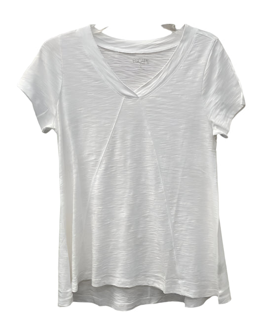 White V-Neck Tunic Top 